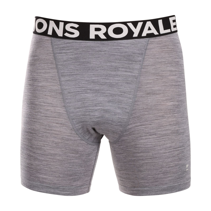 Pánské boxerky Mons Royale merino šedé (100088-2169-710) L, trenky / trenýrky