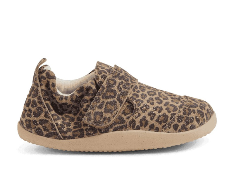 Dětské barefoot tenisky BOBUX XPLORER MARVEL leopard shimmer - 19
