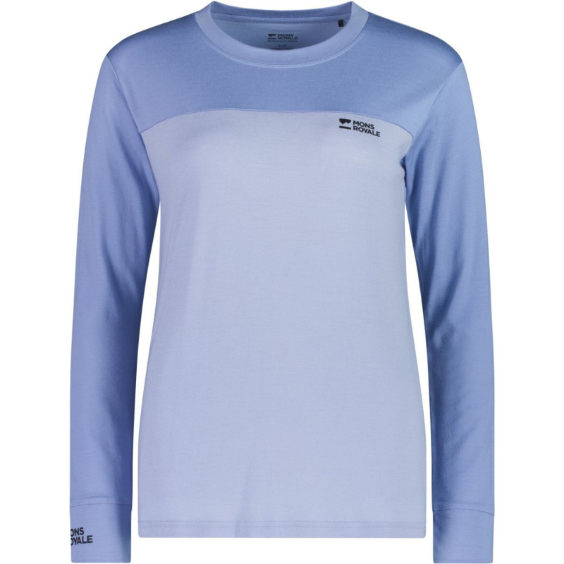 Mons Royale Yotei Merino Long Sleeve, dámské termotriko, modrá