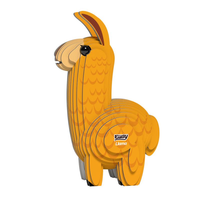 EUGY Lama 3D kartonová skládačka