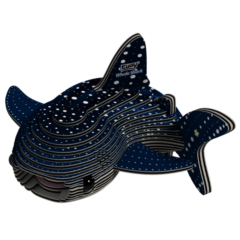 EUGY Žralok obrovský 3D kartonová skládačka