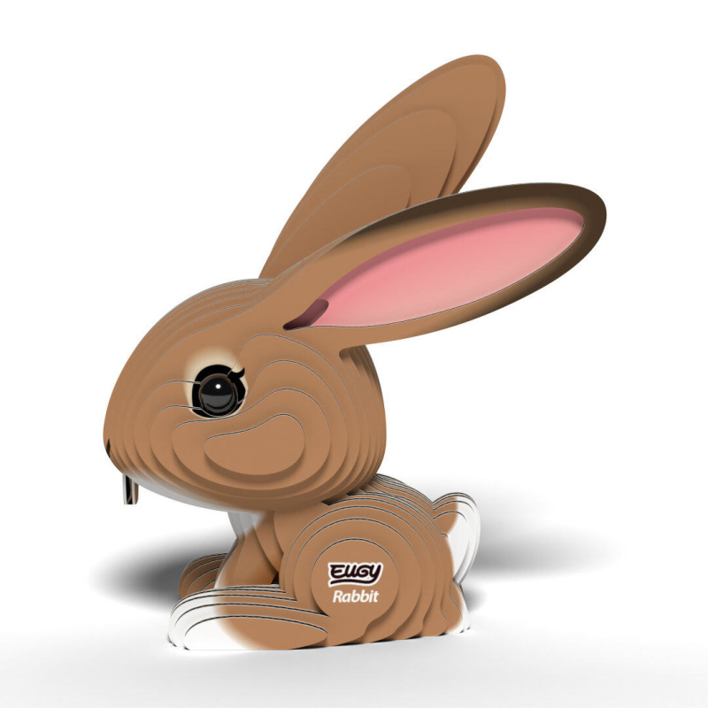 EUGY Králík 3D kartonová skládačka