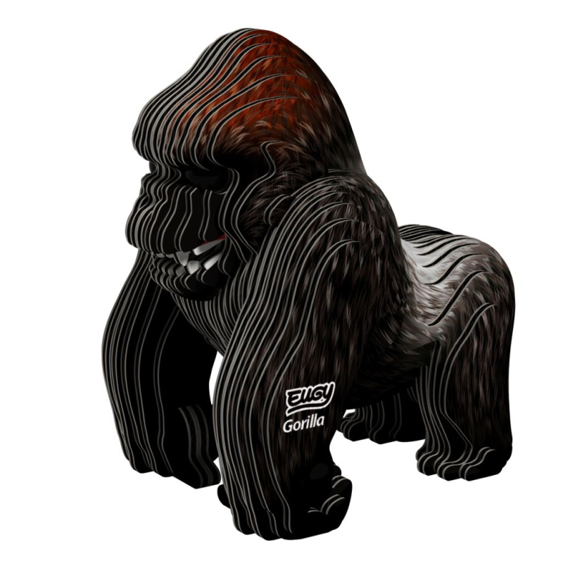 EUGY Gorila 3D kartonová skládačka