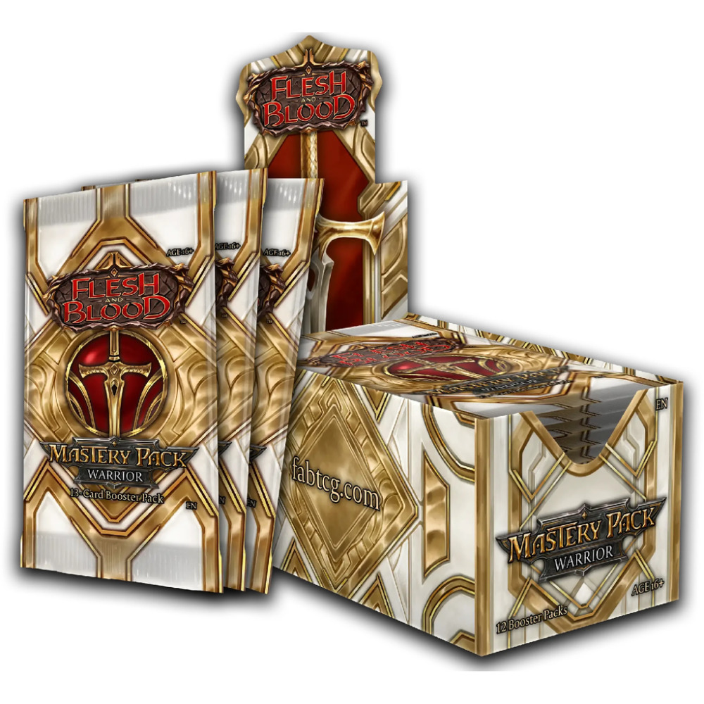 Legend Story Studios Flesh & Blood TCG: Mastery Pack Warrior - Booster Display - EN (Legend Story Studios)