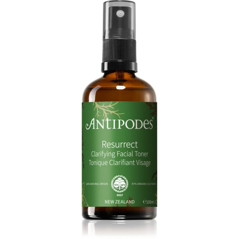 Antipodes Resurrect Clarifying Facial Toner čisticí osvěžující tonikum ve spreji 100 ml