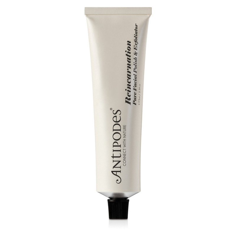 Antipodes Reincarnation Pure Facial Polish & Exfoliator jemný pleťový peeling 75 ml