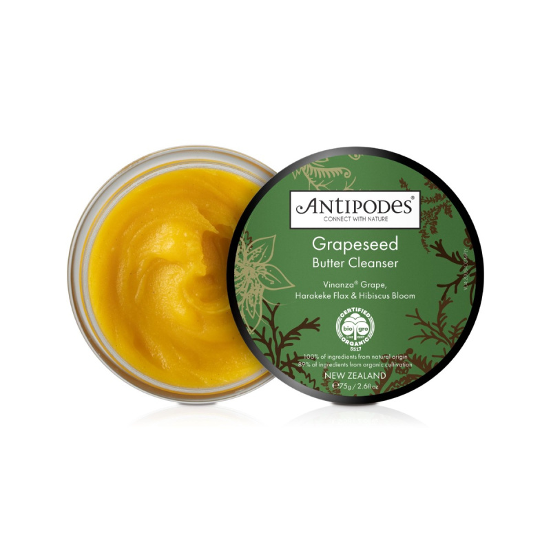 Antipodes Grapeseed Butter Cleanser máslo pro dokonalé vyčištění pleti 75 g
