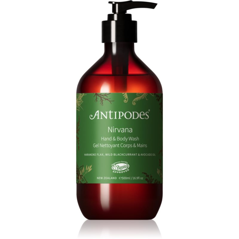 Antipodes Nirvana Hand & Body Wash vyživující tekuté mýdlo na ruce a tělo 500 ml