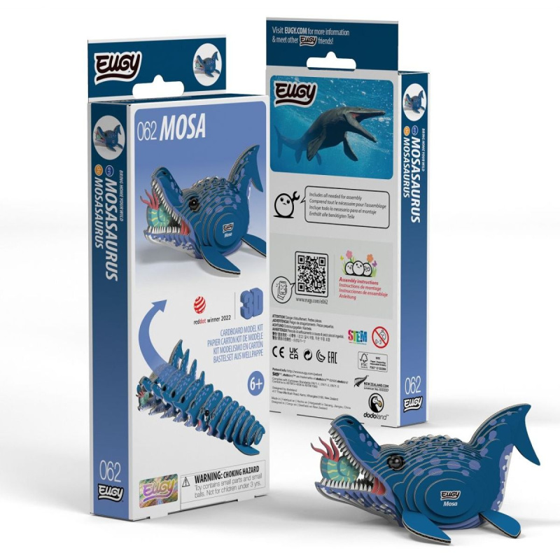 EUGY Mosasaurus 3D kartonová skládačka