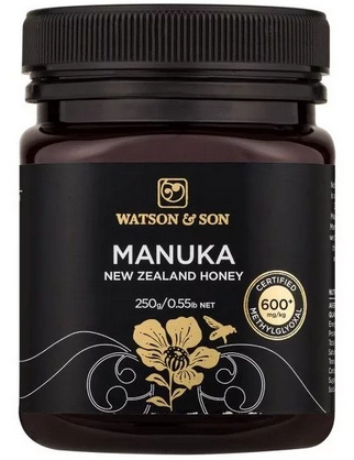 Watson&Son Manukový med 600+ 250 g