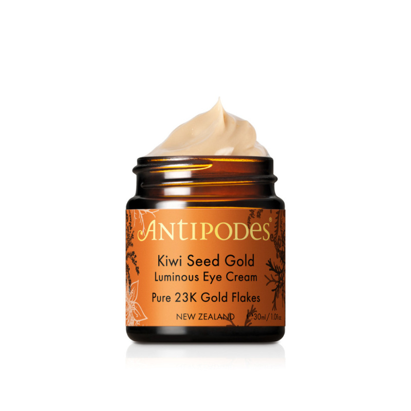 Antipodes Kiwi Seed Gold Luminous Eye Cream rozjasňující oční krém se zlatem 30 ml
