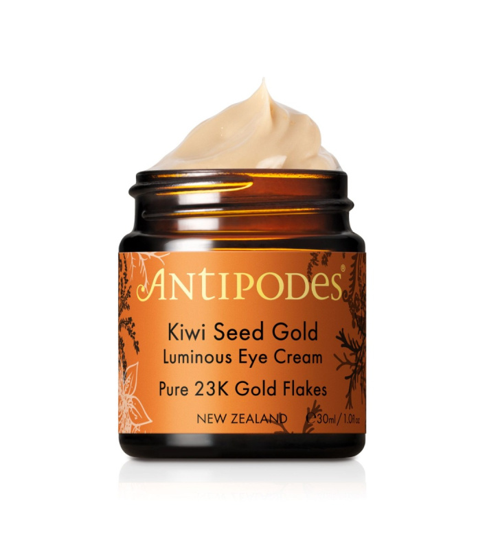 Antipodes Kiwi Seed Gold Luminous Eye Cream rozjasňující oční krém se zlatem 30 ml