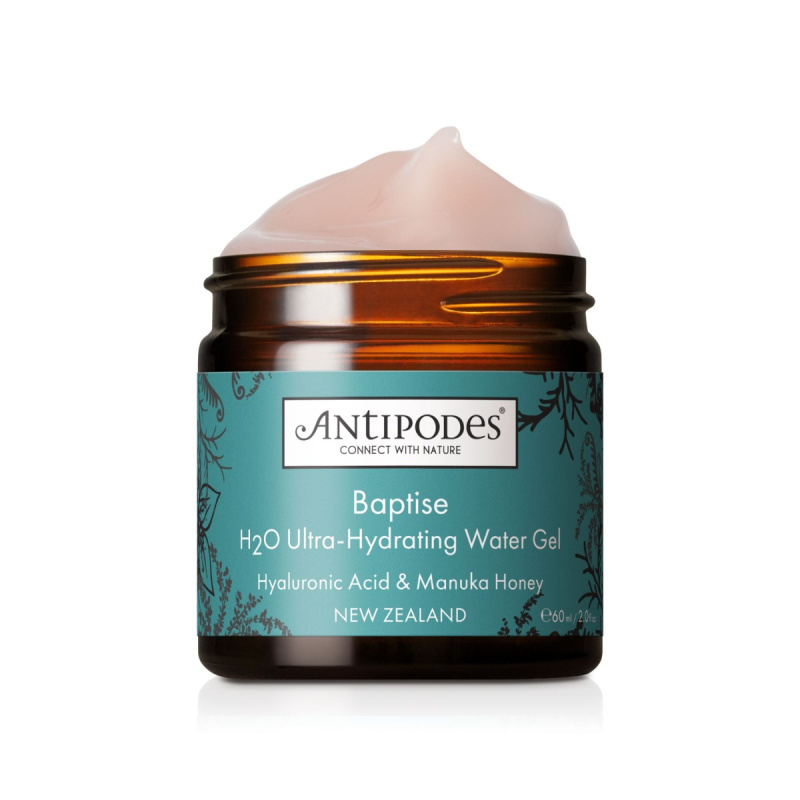 Antipodes Baptise H₂O Ultra-Hydrating Water Gel lehký hydratační gelový krém na obličej 60 ml