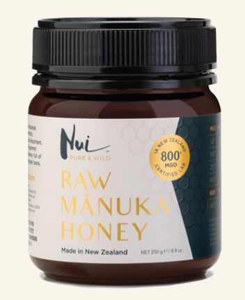 NUI PURE & WILD | NUI RAW Manukový med (MGO 800+) - 250g (Nový zéland)