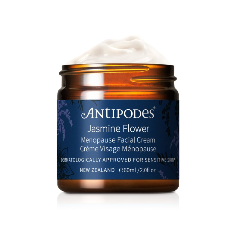 Antipodes Jasmine Flower Menopause Facial Cream lehký zklidňující krém pro zralou pleť 60 ml