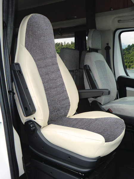 Autopotah Carbest pro originální sedačku VW T6.1 California od roku výroby 2015 - šedá/béžová