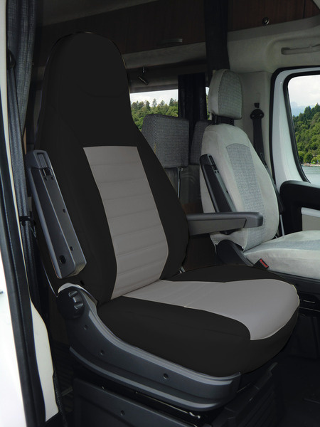 Autopotah Carbest pro originální sedačku VW T6.1 California od roku výroby 2015 - šedá/černá