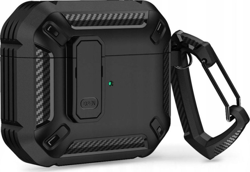 Tech-Protect Pouzdro na sluchátka AirPods Pro 1/2 - Tech-Protect, X-Carbo Black