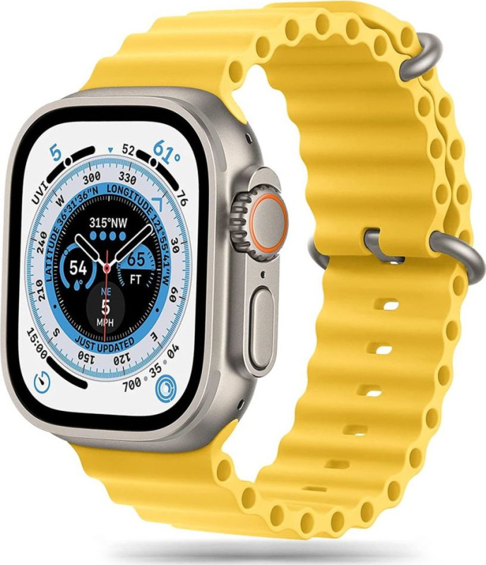 Tech-Protect Řemínek pro Apple Watch 44mm / 45mm / 46mm / 49mm - Tech-Protect, Iconband Pro Yellow