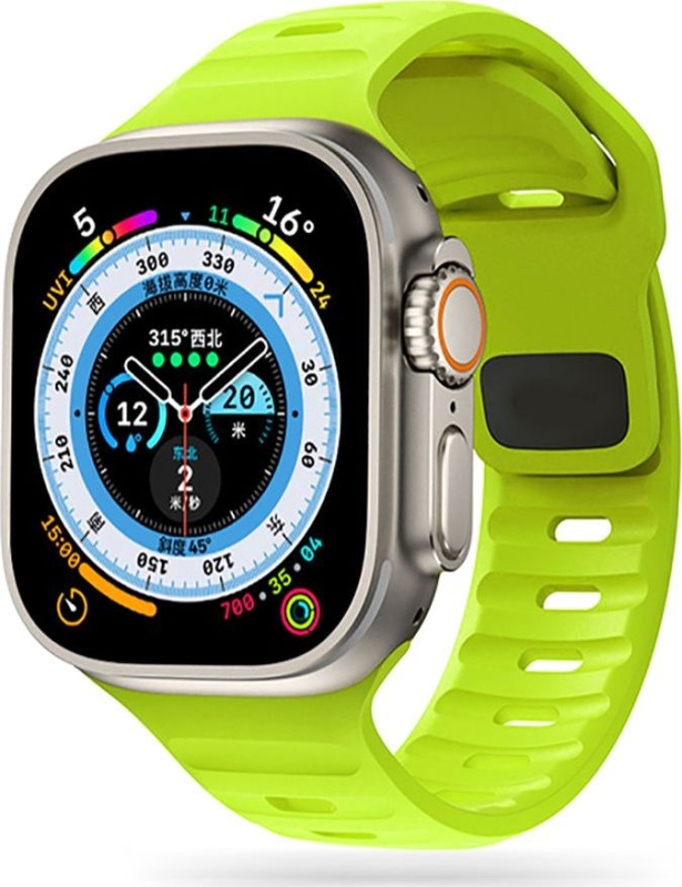 Tech-Protect Řemínek pro Apple Watch 44mm / 45mm / 46mm / 49mm - Tech-Protect, Iconband Line Lime