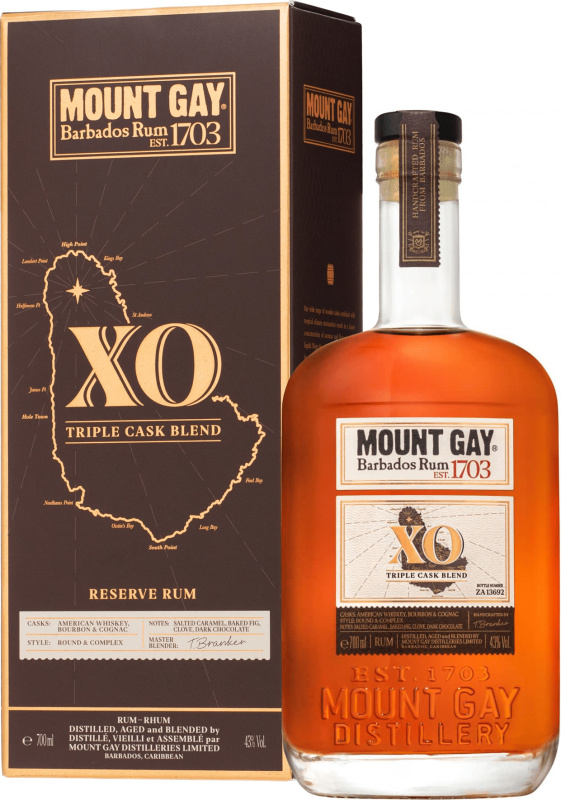 Mount Gay XO 43% 0,7l (karton)