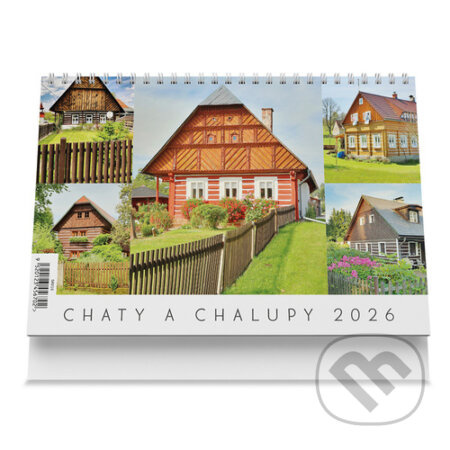Chaty a chalupy 2026 - stolní kalendář - kniha z kategorie Stolní kalendáře