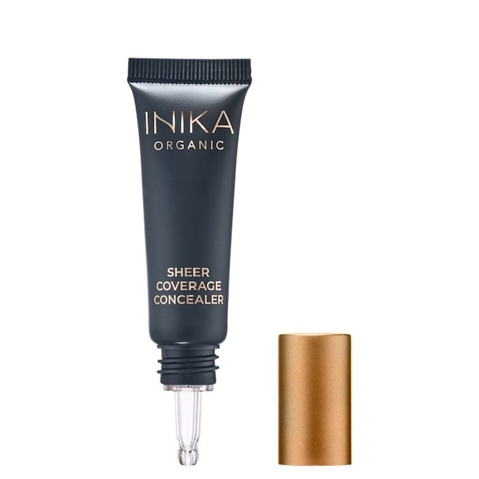 INIKA Organic Sheer Coverage krémový krycí korektor proti kruhům pod očima odstín Sand 10 ml