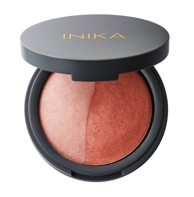 INIKA Organic Blush Duo duo tvářenka odstín Burnt Peach 6,5 g