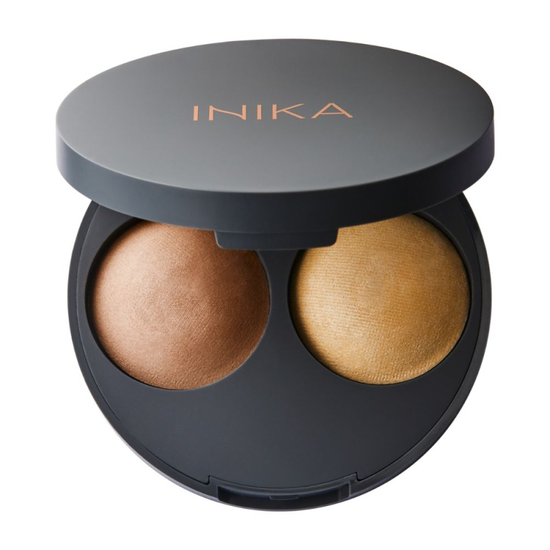 INIKA Organic Contour Duo konturovací pudr odstín Almond 5 g