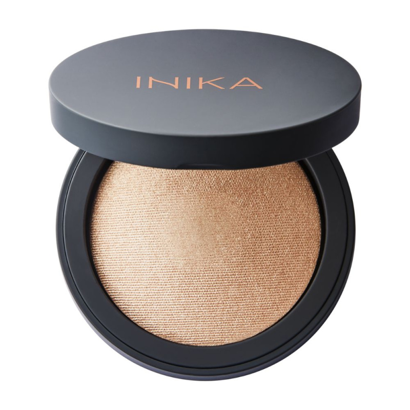 INIKA Organic Mineral Illuminisor kompaktní pudrový rozjasňovač odstín Dewdrop 8 g