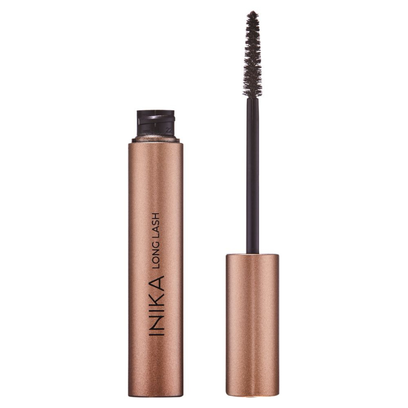 INIKA Organic Long Lash Mascara prodlužující řasenka odstín Brown 8 ml