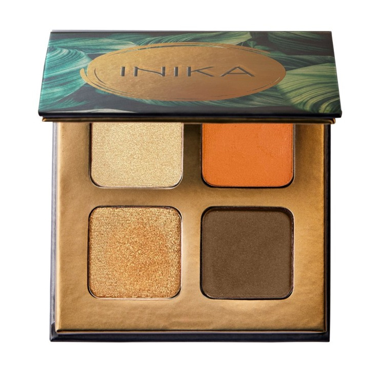 INIKA Organic Eyeshadow Palette Sunset paletka očních stínů 5 g