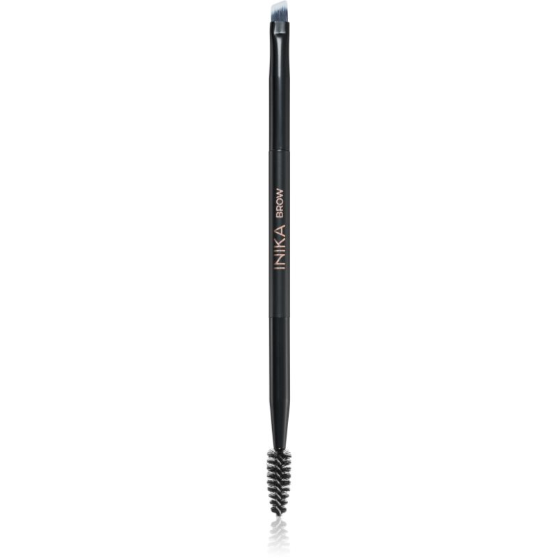 INIKA Organic Brow Brush štětec na obočí a oční linky 1 ks