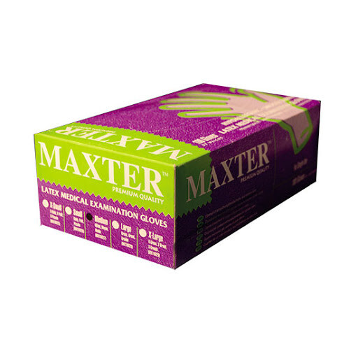 MAXTER GLOVE MANUFACTURING latexové U-R pudr. 100ks