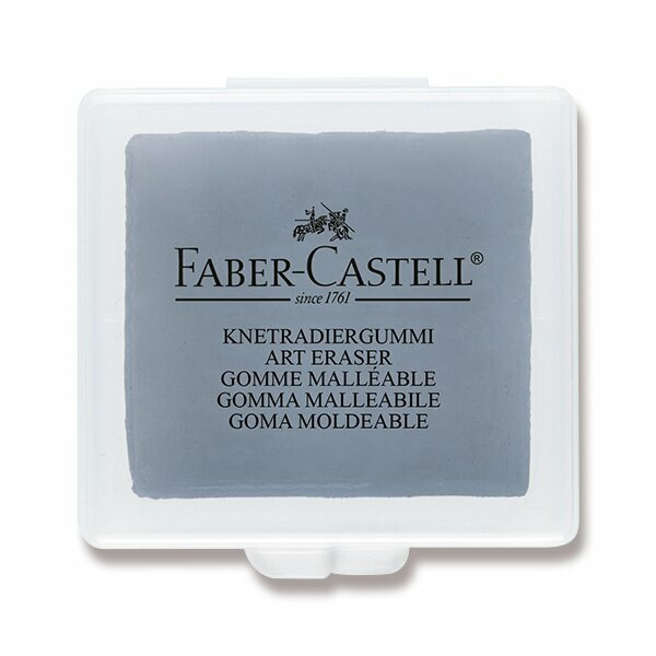 Pryž Faber Castell umělecká v plastovém obalu šedá Faber-Castell