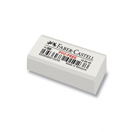 Stěrací pryž Faber Castell PVC free 7086 pap.krabička Faber-Castell