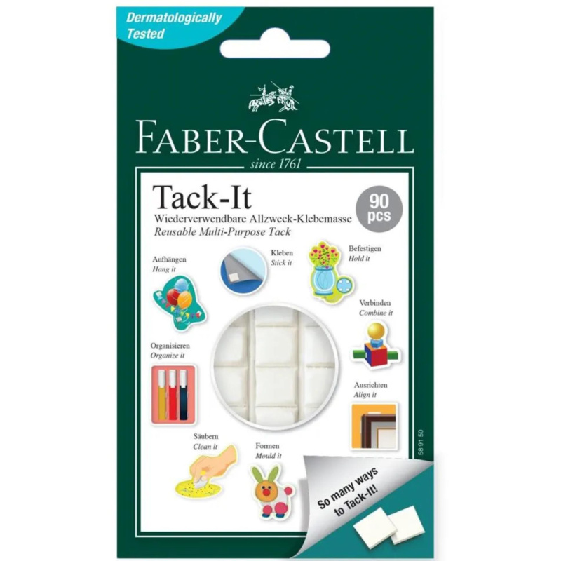 Lepicí hmota Faber Castell bílá TACK-IT 50g Faber-Castell