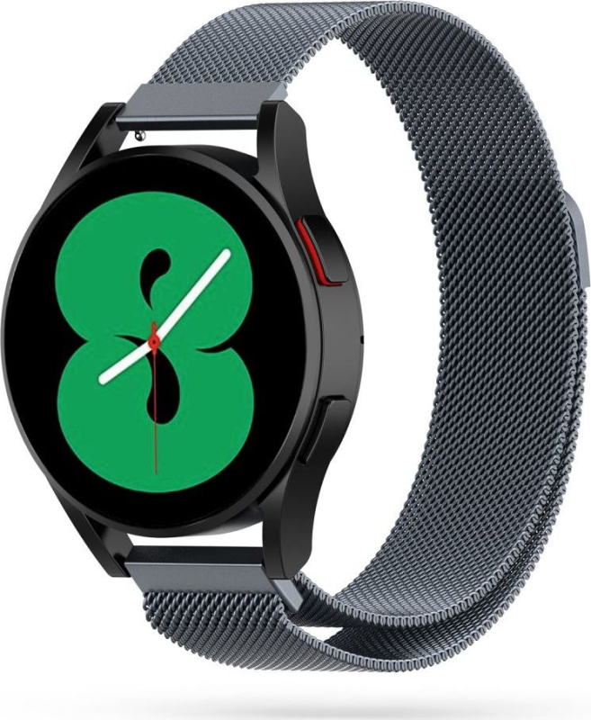 Tech-Protect Řemínek pro Samsung Galaxy Watch 40mm / 42mm / 44mm / 46mm - Tech-Protect, Milaneseband Gray