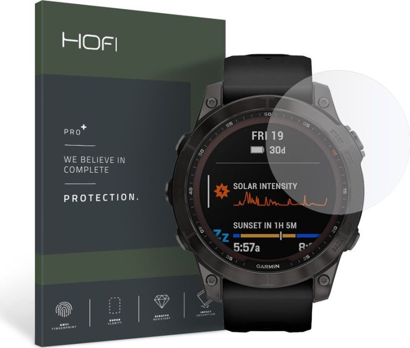 Hofi Hybridní ochranné sklo na Garmin Fenix 7 - Hofi, Glass Pro+