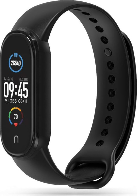Tech-Protect Řemínek pro Xiaomi Mi Band 5 / 6 / 7 - Tech-Protect, Iconband Black