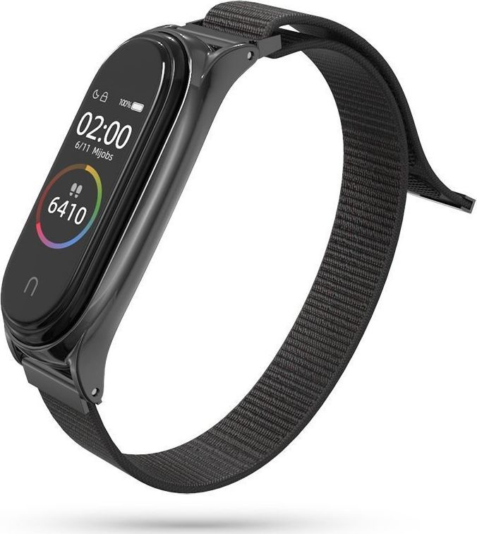 Tech-Protect Řemínek pro Xiaomi Mi Band 7 - Tech-Protect, Nylon Black