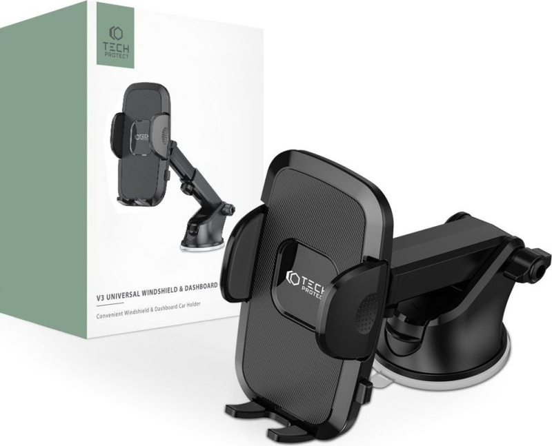 Tech-Protect Univerzální držák mobilu do auta - Tech-Protect, Dash & Windshield V3