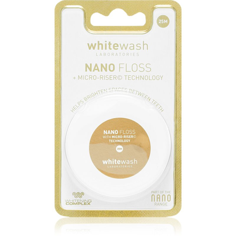 Whitewash Nano dentální nit s bělicím účinkem 25 m