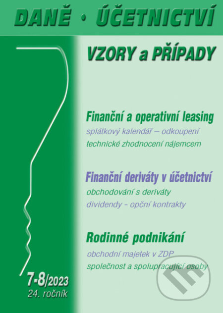 Daně, účetnictví, vzory a případy č. 9-10 / 2023 - Ukončení podnikání OSVČ
