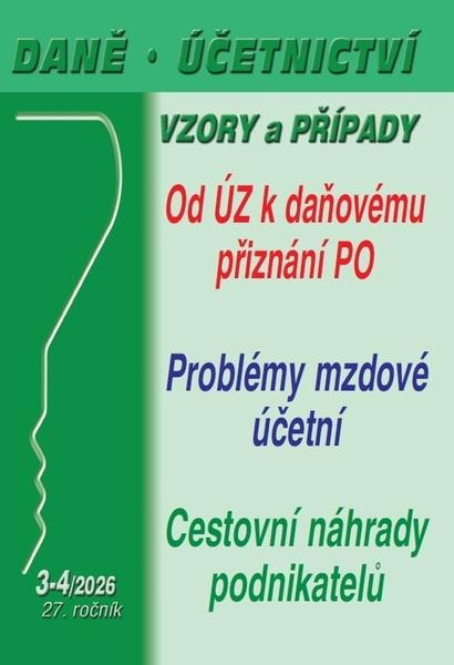 Daně, účetnictví, vzory a případy 3-4/2026 - kniha z kategorie Daně