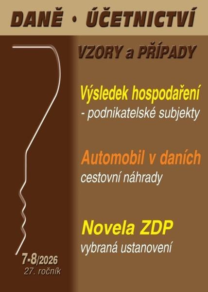 DÚVaP č. 7-8 / 2026 - Výsledek hospodaření podnikatelských subjektů - kniha z kategorie Účtovníctvo a dane