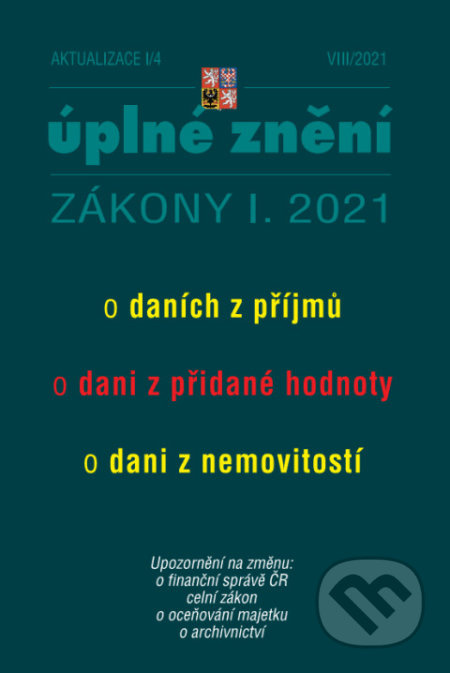 Aktualizace I/4 – daně z příjmů