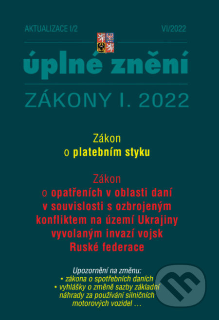 Aktualizace I/2 / 2022 - O platebním styku