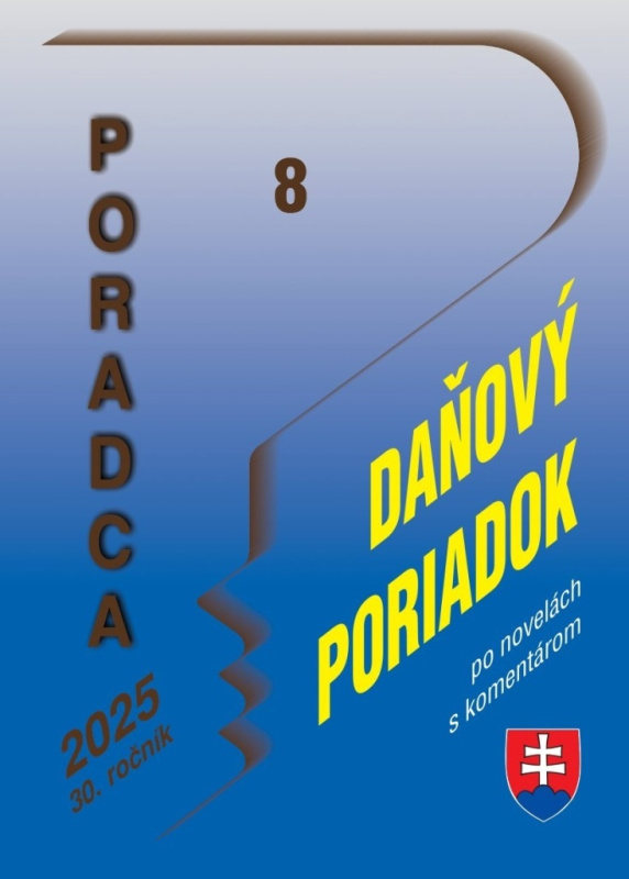 Poradca č. 8 / 2025 - Daňový poriadok s komentárom - kniha z kategorie Daně