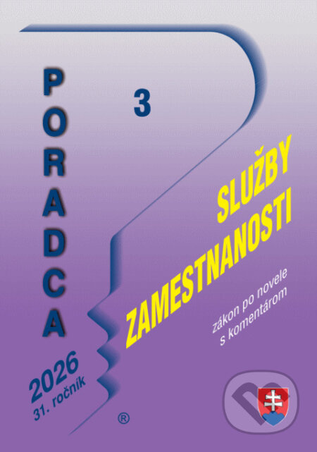 Poradca 3/2026 Zákon o službách zamestnanosti – zákon s komentárom - kniha z kategorie Právo